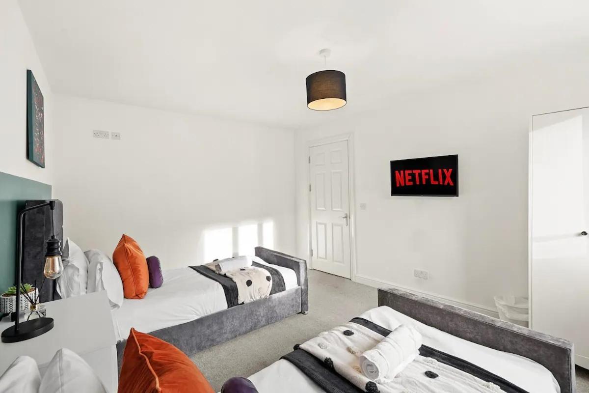 Ferienwohnung Elegant Flat - Sleeps 8 Bristol Exterior foto